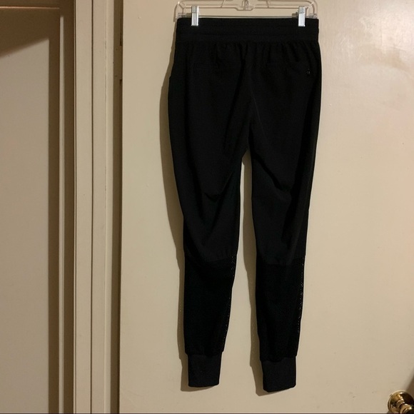 Kyodan Soft Stretchy Athletic Active Wear Mesh Black Leggings. Size XS - Picture 4 of 13
